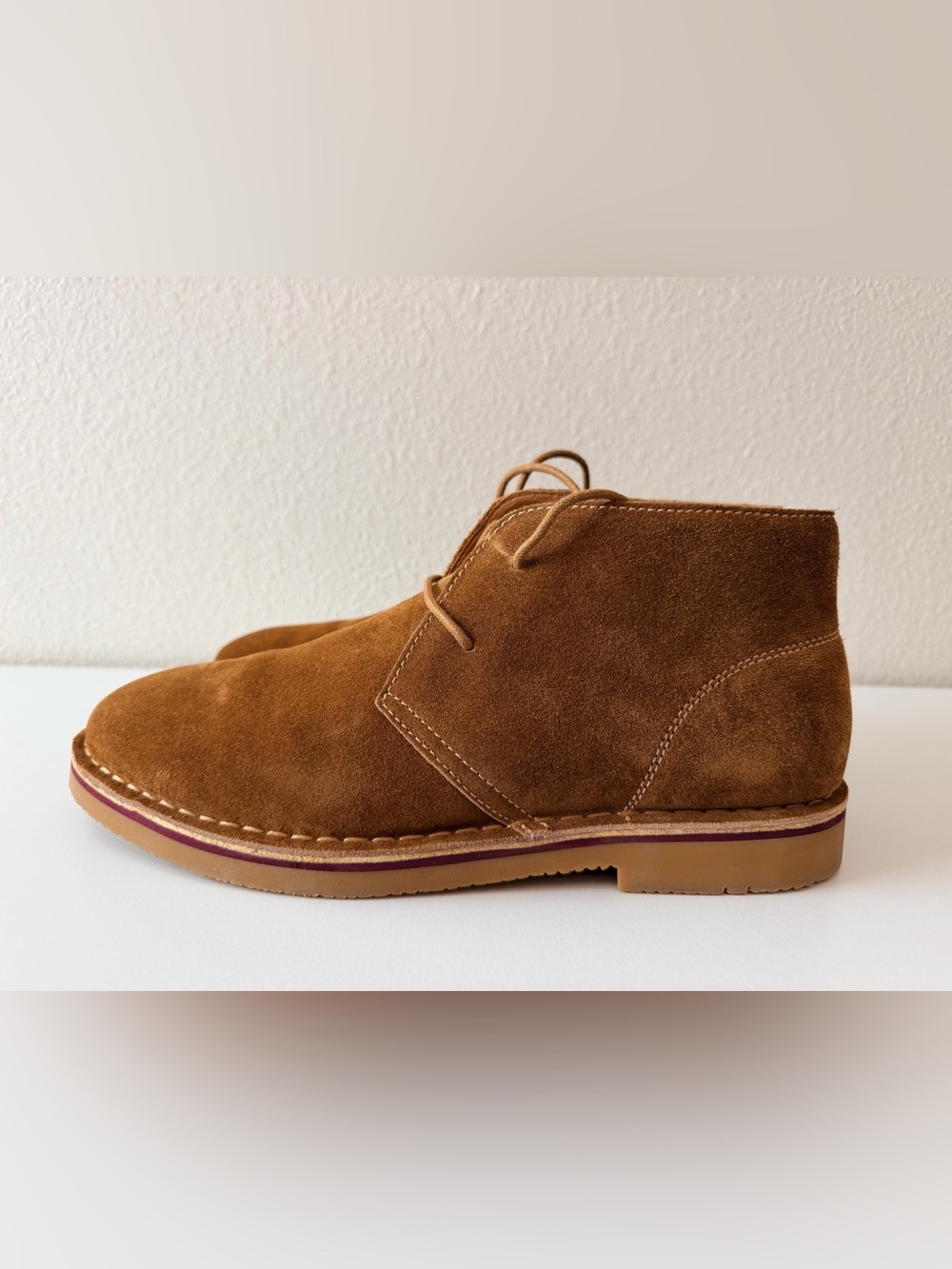 Propet Findley Men’s 11 Tan Suede Leather Chukka Desert Boots - Picture 3 of 10